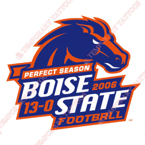 Boise State Broncos Customize Temporary Tattoos Stickers NO.4012